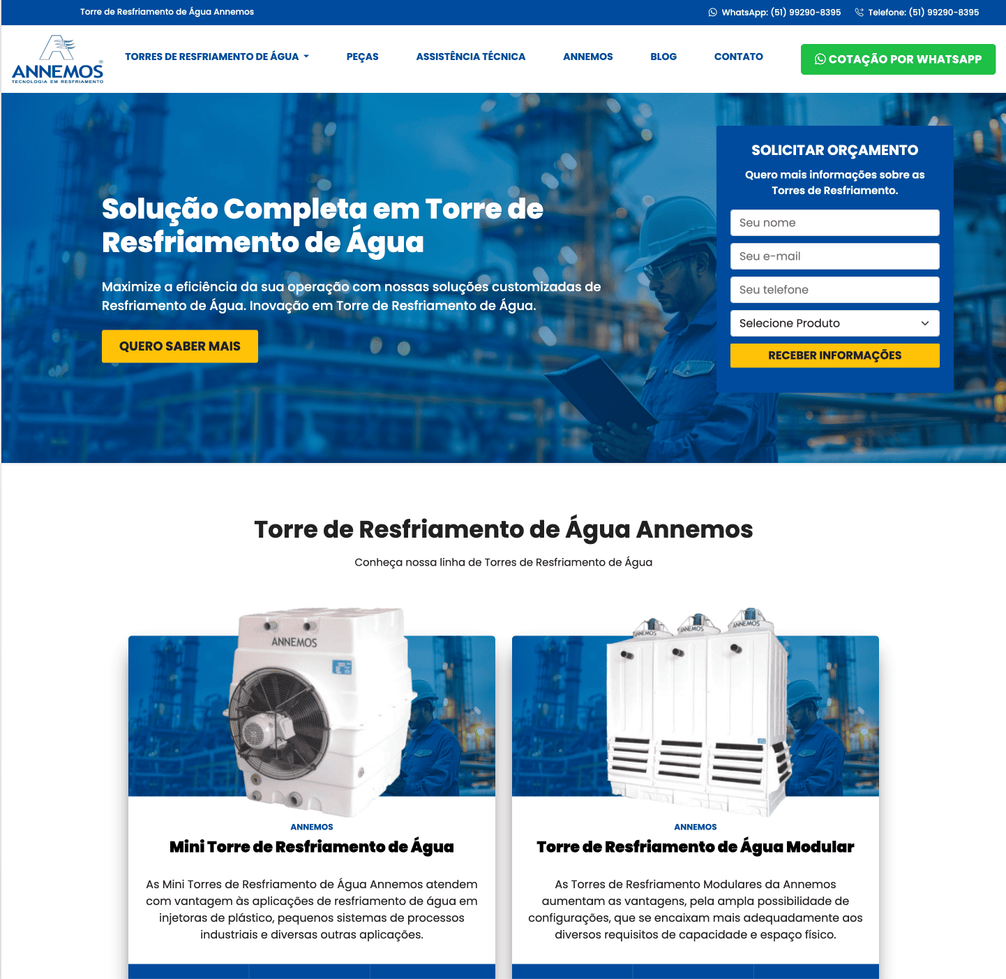 Annemos: Otimização de SEO e Performance - 