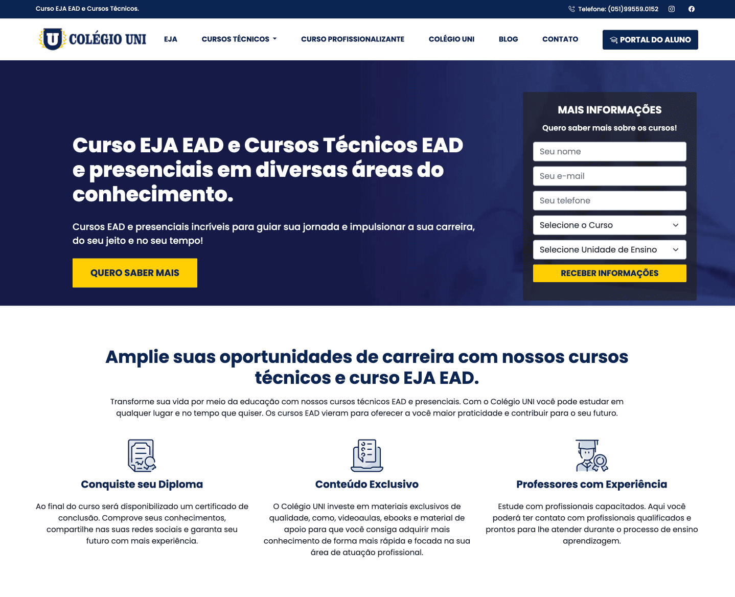 Colégio UNI: SEO e Google Ads Impulsionando a Geração de Leads no Segmento Educacional - 