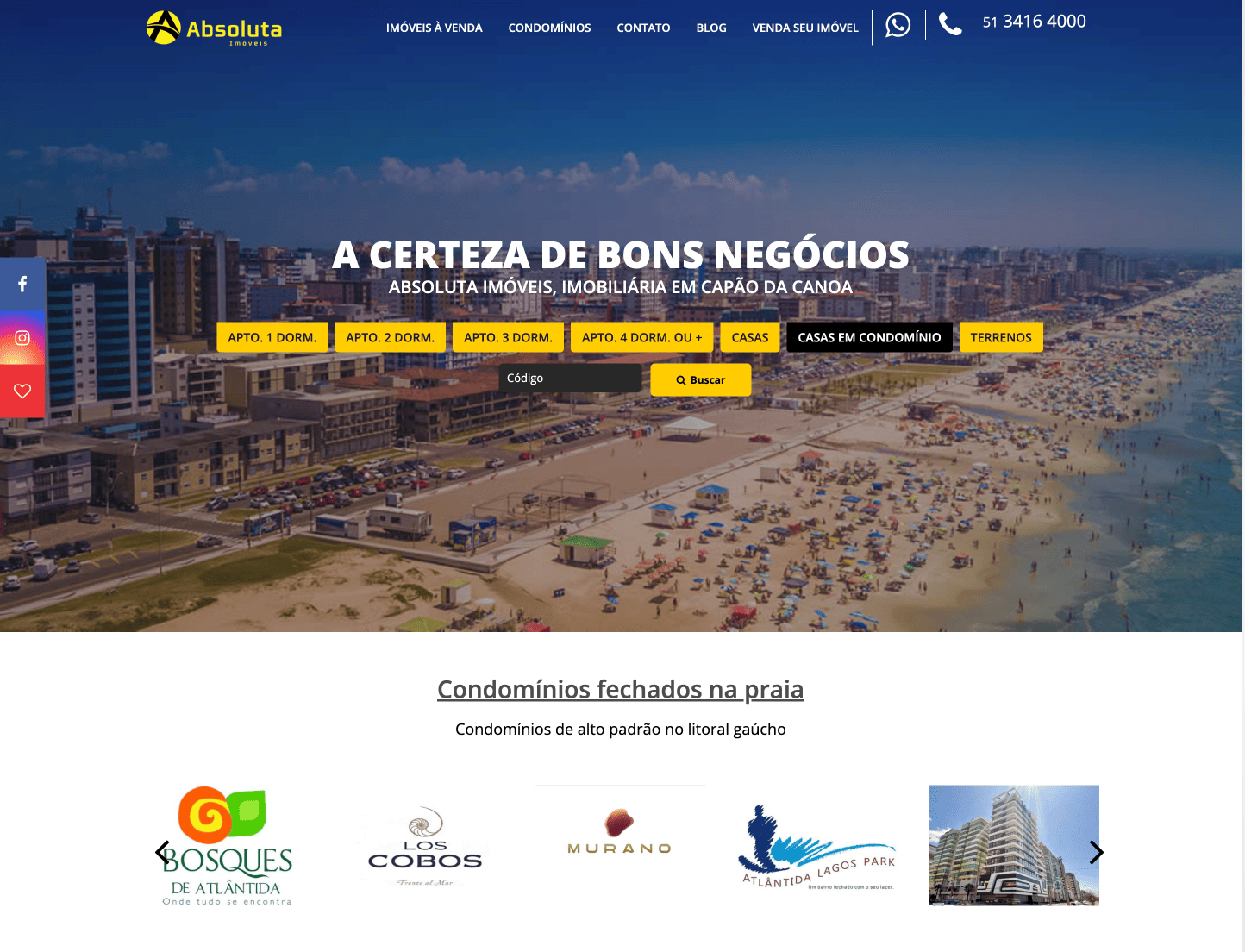 Absoluta Imóveis: Performance e Google Ads para Geração de Leads no Mercado Imobiliário - 